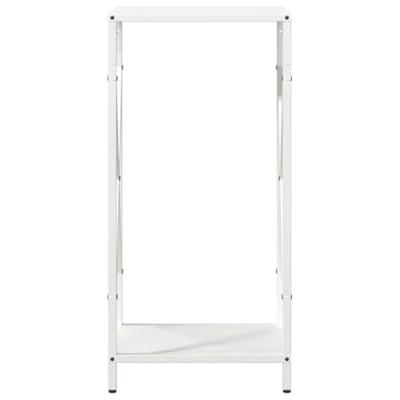 Brandhoutrek 34x25x70 cm koudgewalst staal wit