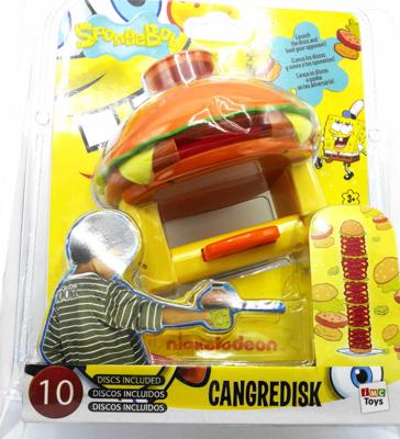 Spongebob squarepants hamburger disc shooter