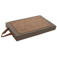 Floor cushion Home ESPRIT Bruin Katoen Polyester 40 x 25 x 4 cm - thumbnail