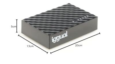 Schakelaar iggual GES5000 Zwart Schakelaar iggual GES5000 Zwart