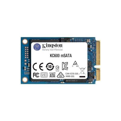 Kingston 512 GB mSATA SSD harde schijf SATA 6 Gb/s Retail SKC600MS/512G