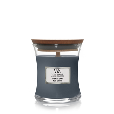 WoodWick evening 0nyx mini candle