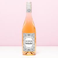 Wijnfles Super Bedankt - Rosé (Blush Rosé) - thumbnail