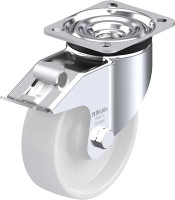 Blickle LK-PO 125KA-1-FI Zwenkwiel met rem Wieldiameter: 125 mm Draagvermogen (max.): 300 kg 1 stuk(s) Blickle LK-PO 125KA-1-FI Zwenkwiel met rem Wieldiameter: 125 mm Draagvermogen (max.): 300 kg 1 stuk(s)