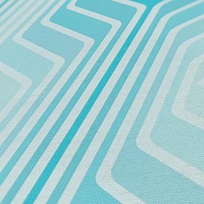 AS Creation Retro Chic - Blauw - Retro - 395321