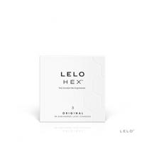 LELO - Hex Condooms Original 3 Pack - thumbnail