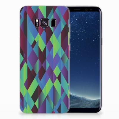 Samsung Galaxy S8 Plus | TPU Hoesje | Abstract Green Blue
