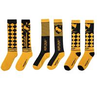 Harry Potter Knee-high socks 3-Pack Hufflepuff - thumbnail