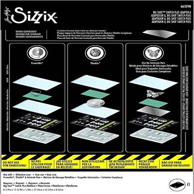 Sizzix • big shot switch plus accessory adapter a, standard inspired by tim holtz