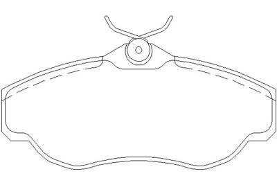 Remblokken set 2345201 Remblokken set 2345201