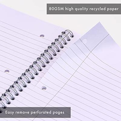 Collegeblok Pukka Pad Jotta Recycled A4 lijn 4-gaats 110 pagina's 80gr groen | 3 stuks