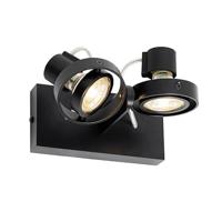 QAZQA Moderne spot zwart 2-lichts - Master 50 - thumbnail