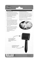 Trixie zachte borstel kunststof - thumbnail