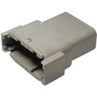 TE Connectivity DTM 04-12 PA Ronde connector Bus, recht Serie (ronde connectoren): DTM Totaal aantal polen: 12 1 stuk(s) - thumbnail