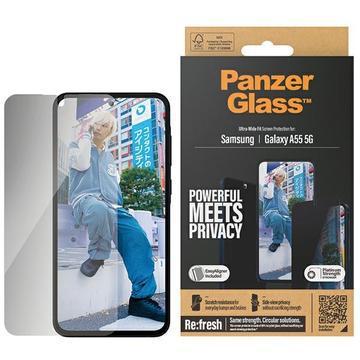 PanzerGlass Privacy Ultra-Wide Fit P7358 Screenprotector (glas) met privacyfolie Samsung Galaxy A55 5G 1 stuk(s)