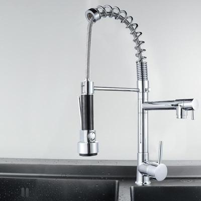 KE6024 multifunctionele veer tekening koud heet Meng water nozzle water filter adapter waterzuiveraar besparing tap