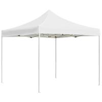 VidaXL Partytent professioneel inklapbaar 2x2 m aluminium wit - thumbnail