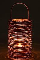 J-Line lantaarn Isabelle - hout - naturel - thumbnail