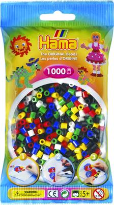 Hama strijkkralen primaire kleuren 1000 stuks Hama strijkkralen primaire kleuren 1000 stuks