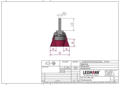 Lessmann Potborstel | d. 50 mm schacht 6 mm draaddikte 0,2 mm | messing | 10500 min-¹ | 1 stuk - 435542 435542 - thumbnail