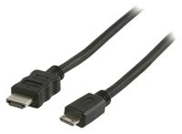 Valueline vlvp34500b10 high speed hdmi kabel met ethernet hdmi - hdmi mini-connector 1,00 m zwart - thumbnail