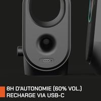 Bluetooth gaming speakers - NOVA GAMING - Cygnus - RGB LED - Zwart - thumbnail