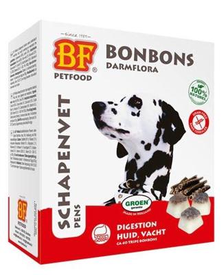 BF Petfood Schapenvet Maxi Bonbons met pens 4 + 1 gratis
