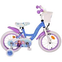 Disney frozen 2 kinderfiets - meisjes - 14 inch - blauw/paars - thumbnail