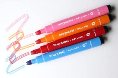 Bruynzeel kids zigzag viltstiften, 10st.