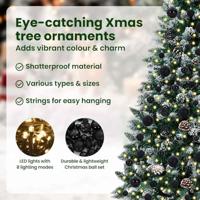 VidaXL Kunstkerstboom groen 180 cm pvc en staal en kunststof - thumbnail