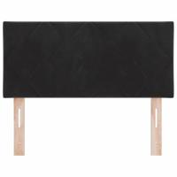 LED Hoofdbord met LED -striplichten Zwart 90 cm Fluweel - thumbnail