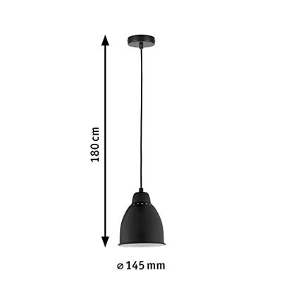 Paulmann 79763 Hanglamp E27 Zwart