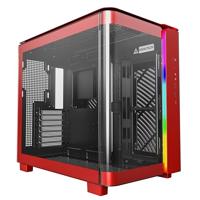 MONTECH KING 95 Tempered Glass ARGB Midi-tower PC-behuizing Rood - thumbnail