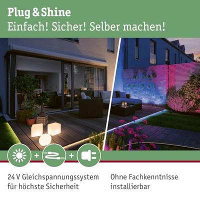 Paulmann 94184 Verlichtingssysteem Plug&Shine Decoratieve LED-lamp LED 2.8 W Warmwit Wit - thumbnail