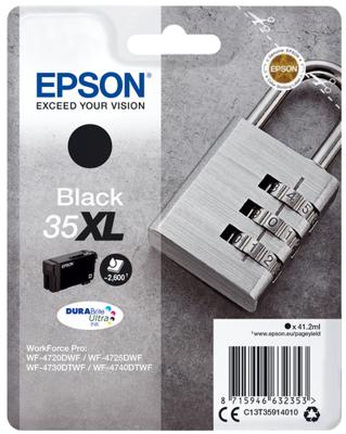 Epson Inktcartridge 35XL Origineel Zwart C 13 T 35914010