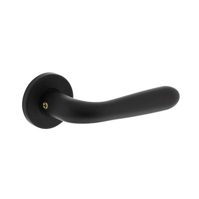 Intersteel DeurklinkMerredin aluminium zwart Ø 5cm - 0023.005302