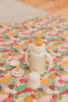 BIBS Glas Latex Slow Flow Babyfles 0+ Maanden Ivory - thumbnail