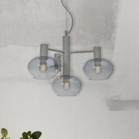 its about RoMi Hanglamp 'Bologna' 4-lamps, kleur Lichtgrijs - thumbnail