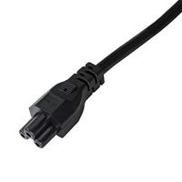 Akyga Stroom Adapterkabel [1x Randaarde stekker - 1x Apparaatbus C5] 1.50 m Zwart - thumbnail