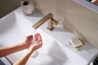 Hansgrohe Tecturis E ééngreeps wastafelkraan 110 Fine CoolStart met afvoerplug, Brushed Bronze - thumbnail