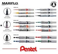 Whiteboardmarker pentel mwl5m 3mm oranje | 12 stuks - thumbnail