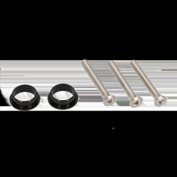 AMI bevestigingsset - voor veiligheidsschilden - schroeven M6x53mm RVS (3x+2ring) - 900180 - thumbnail