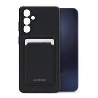 Mobilize Rubber Gelly Card Case Samsung Galaxy A15 4G/5G Matt Black - thumbnail