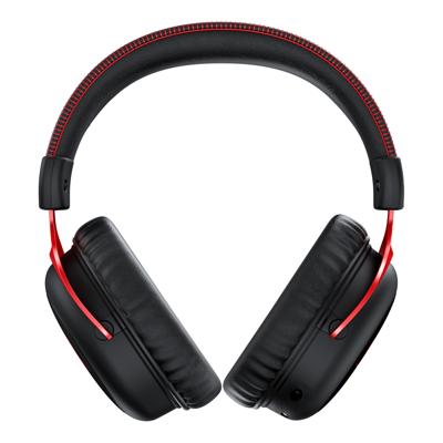 HyperX Cloud II Wireless Headset Draadloos Hoofdband Gamen Zwart, Rood