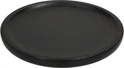 Kersten decoratiebord hout rond 30.5x2.5cm zwart