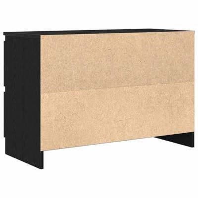 Tv-meubel 80x35x54 cm spaanplaat zwart