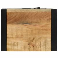 Badkamerkast met plank Bruin 40 x 30 x 90 cm Massief mangohout - thumbnail