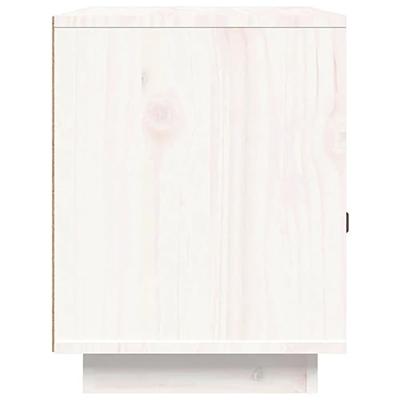 Nachtkastjes 2 st 40x34x45 cm massief grenenhout wit Nachtkastjes 2 st 40x34x45 cm massief grenenhout wit