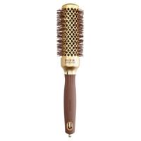 Olivia Garden Wavy Bristles Gold&Brown Brush Ø35mm - thumbnail