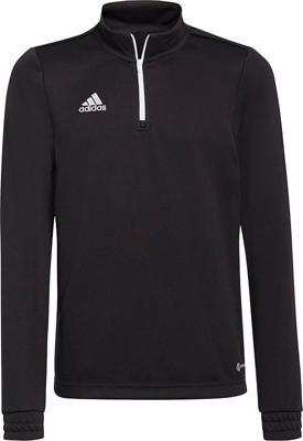 adidas Entrada 22 Trainingstrui 1/4-Zip Kids Zwart Wit